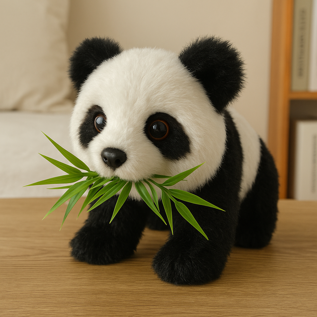๐ผMy realistic panda toy - ๐A friend from the bamboo forest