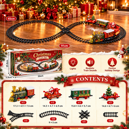 🚂 Magical Christmas Tree Train Set🎄