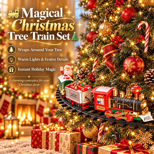 🚂 Magical Christmas Tree Train Set🎄