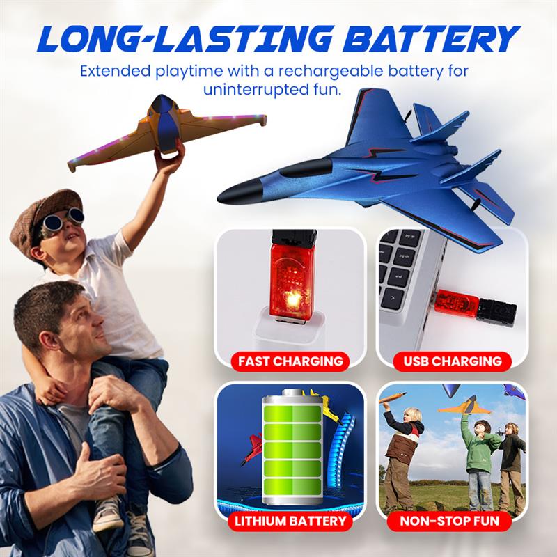 AeroBuddy X 2.4GHz RC Remote control fighter model toy