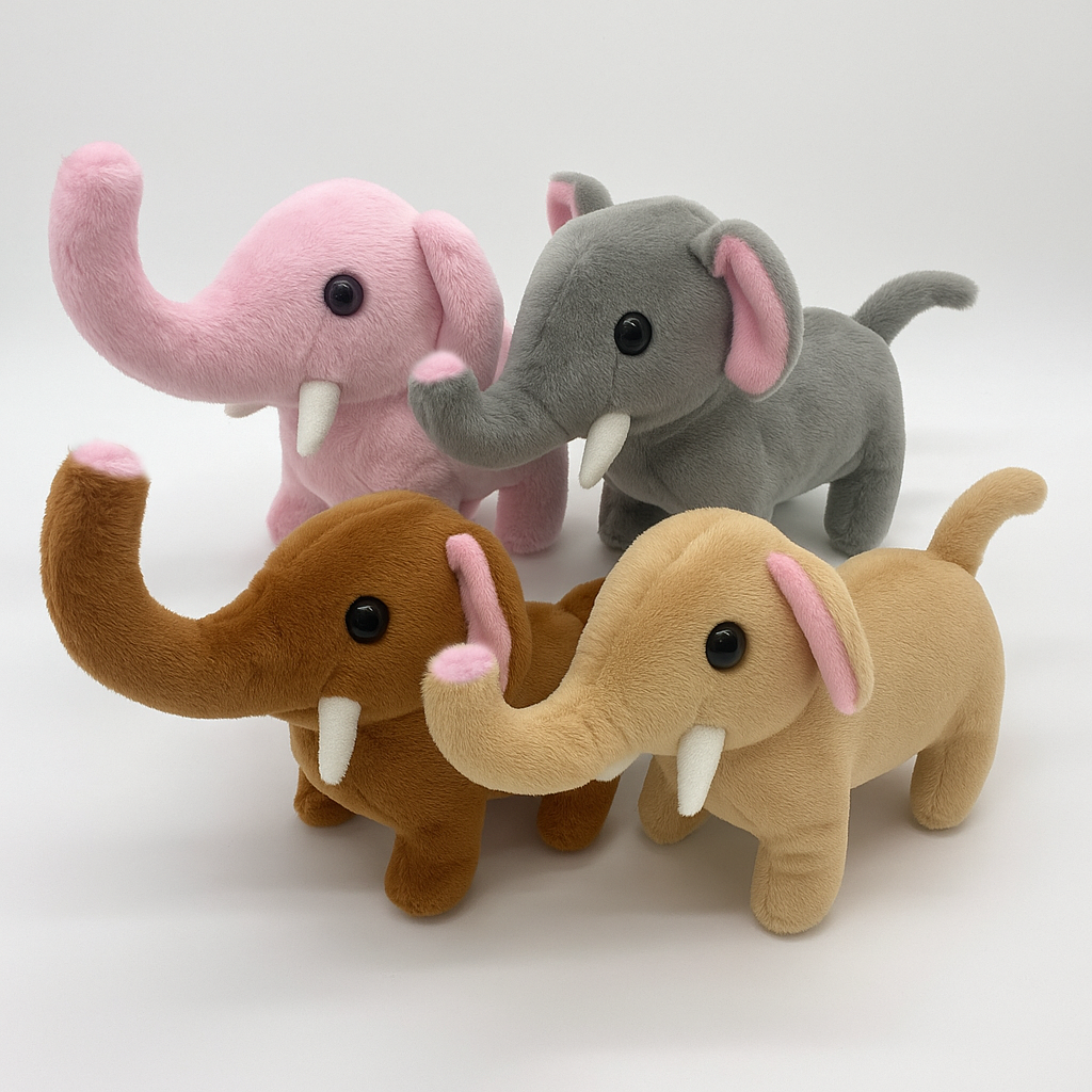🟣🐘Meet Ellie —🌴 The Elephant Friend That Walks, Bark& Wags Her Tail!
