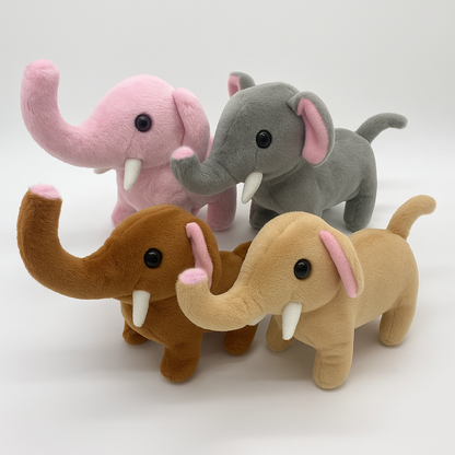 🟣🐘Meet Ellie —🌴 The Elephant Friend That Walks, Bark& Wags Her Tail!