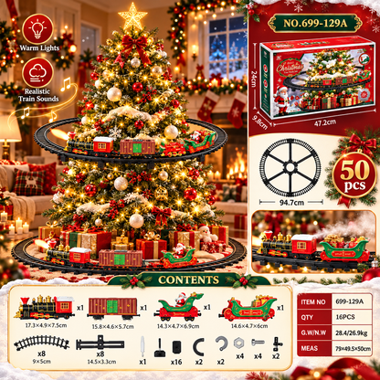 🚂 Magical Christmas Tree Train Set🎄