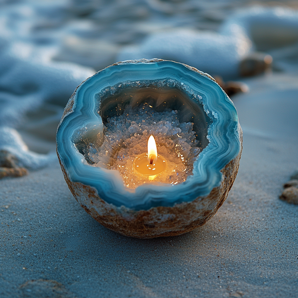 Last day: 45% off  2025 New Aura Crystal Candle